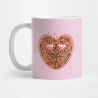 cool mom pink orange sunglases Mug